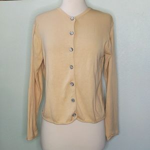 J. Jill Tan Cardigan XS